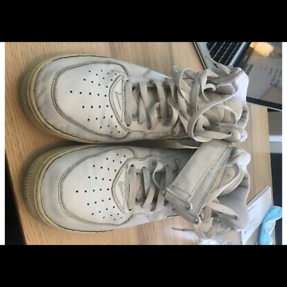 White Air Force 1s HighTops